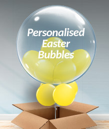 Personalised Easter Bubble Balloons | Party Save Smile